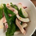 キュキュットさん's cooksnap of when they made ボイルイカと長ねぎの酢味噌和え♪.