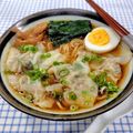 在宅勤務のおじさん's cooksnap of when they made お家でワンタン麺.