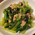 こうせい(=ﾟωﾟ)ﾉ's cooksnap of when they made 小松菜 やほうれん草 で ツナ缶のお浸し.