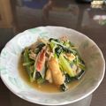 Kayo's cooksnap of when they made 生姜香る♪小松菜と薄揚げの炒め煮。.