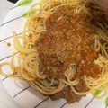 りおかなそら's cooksnap of when they made しっかり濃厚味♡絶品ミートソースパスタ♪.