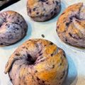 調理員のお姉さん's cooksnap of when they made ブルーベリーベーグル.