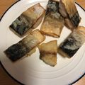 かずくん☆'s cooksnap of when they made お弁当用☆骨なし塩サバ焼き.