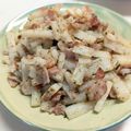 新妻あや's cooksnap of when they made 長芋とベーコンの白だし炒め.