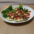 クックFQH9TI☆'s cooksnap of when they made 鶏ムネほうれん草チーズバーグ.