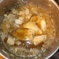 inLondon's cooksnap of when they made 鶏肉の玉ねぎ黒酢ソース煮込み.