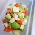 ピナタンポポ's cooksnap of when they made 塩豆腐とアボカドのわさび醤油和え.