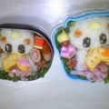 三姉妹Ｍａｍａ's cooksnap of when they made キャラ弁　ラブリンちゃん弁当.