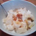 ★ひいらぎ★'s cooksnap of when they made 甘～いバナナとおさつのヨーグルト♪.