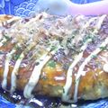 はるけんママ☆'s cooksnap of when they made お好み焼き風☺納豆オムレツ.
