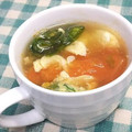 chokomi513's cooksnap of when they made トマトとレタスとたまごのスープ.