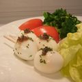 れな犬's cooksnap of when they made 半熟うずらのアンチョビのせ☆.