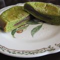 くまのブーフ's cooksnap of when they made 濃い抹茶のミルクあんぱん.
