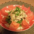 オニオンベーグル's cooksnap of when they made 菜の花と新たまねぎの豚しゃぶサラダ.