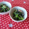 枝豆コロ助's cooksnap of when they made 青菜としらすの梅和え.