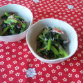 枝豆コロ助's cooksnap of when they made 青菜としらすの梅和え.