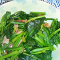 はいりほう's cooksnap of when they made 簡単美味! ほうれん草とベーコンの炒め.