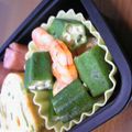 みみり３４'s cooksnap of when they made お弁当に★むきえびとオクラのクレソル炒め.