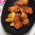 ひいちい's cooksnap of when they made 簡単♪長いもの豚肉巻☆バター醤油☆.