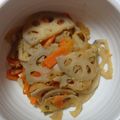 まめ１００ｇ's cooksnap of when they made 甘辛★れんこんとにんじんのきんぴら.
