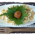REI_MAM's cooksnap of when they made 梅でさっぱり♪照り焼き卵うどん♪.