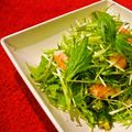 totoha's cooksnap of when they made 水菜とえびのサラダ.