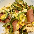 Flying Corgis's cooksnap of when they made 苦くない♪ゴーヤチャンプルー.