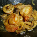 モランちゃん's cooksnap of when they made イカと海老のカレーマヨネーズ炒め♪.