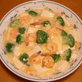 宇治抹茶あんみつ's cooksnap of when they made エビと豆腐のふわふわ塩炒め.