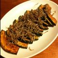 2383's cooksnap of when they made ✿揚げかぼちゃのにんにくじゃこ炒め✿.