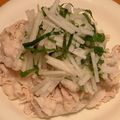 宇治抹茶あんみつ's cooksnap of when they made 大葉と大根のさっぱり豚.