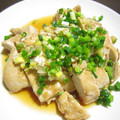 みゅう１５'s cooksnap of when they made ルクエで簡単♪蒸し鶏のねぎポン酢ソース★.
