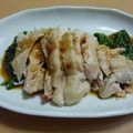 リキオ's cooksnap of when they made 十和田産ホウレン草と鶏の生姜ソース.