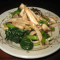 らくぼう's cooksnap of when they made エリンギと小松菜の炒め和え.