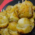 てる坊's cooksnap of when they made お弁当おかず☆ベビー帆立の照り焼串.