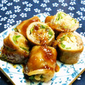 シャンプーハット's cooksnap of when they made 巻き巻きしょうが焼き♪.