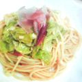 ぷーわ's cooksnap of when they made 春キャベツとアンチョビのペペロンチーノ.