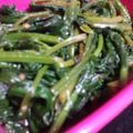 ゆめみるぽよぽよ's cooksnap of when they made ほうれん草のニンニク青菜炒め(^O^).
