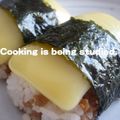 ｂｅｓｔ_ｄｒｏｐ's cooksnap of when they made ■肉むすびのとろ～りチーズのせ■.