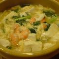 ビオレータ's cooksnap of when they made ふんわりトロトロ♪海老玉あんかけ豆腐.