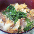 のじまさん's cooksnap of when they made ＊すき焼きのタレの残りで親子丼＊.