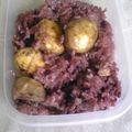 tennomikakusyobo's cooksnap of when they made 黒米入り栗ごはん.