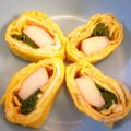 niconoco's cooksnap of when they made 卵焼き(＾＾)INほうれん草＆かにカマ♪.