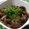 miffy77's cooksnap of when they made 鶏ハツの甘辛煮.