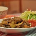 MyDining's cooksnap of when they made こまぎれ焼き肉.