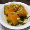 がんちゃんのお家's cooksnap of when they made 甘くて美味しい♪カボチャと水菜の炊いたん.