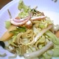 BUTAベーカリー's cooksnap of when they made イカ焼そば.