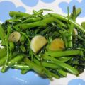 じゅるちゃん's cooksnap of when they made 空芯菜（エンサイ）のにんにく炒め.