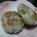 かぼちゃせんせ's cooksnap of when they made 季節には食べたい♡フキノトウお焼き.