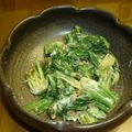 べろびっち's cooksnap of when they made .∵･ホウレン草のラー油マヨ和え∵..